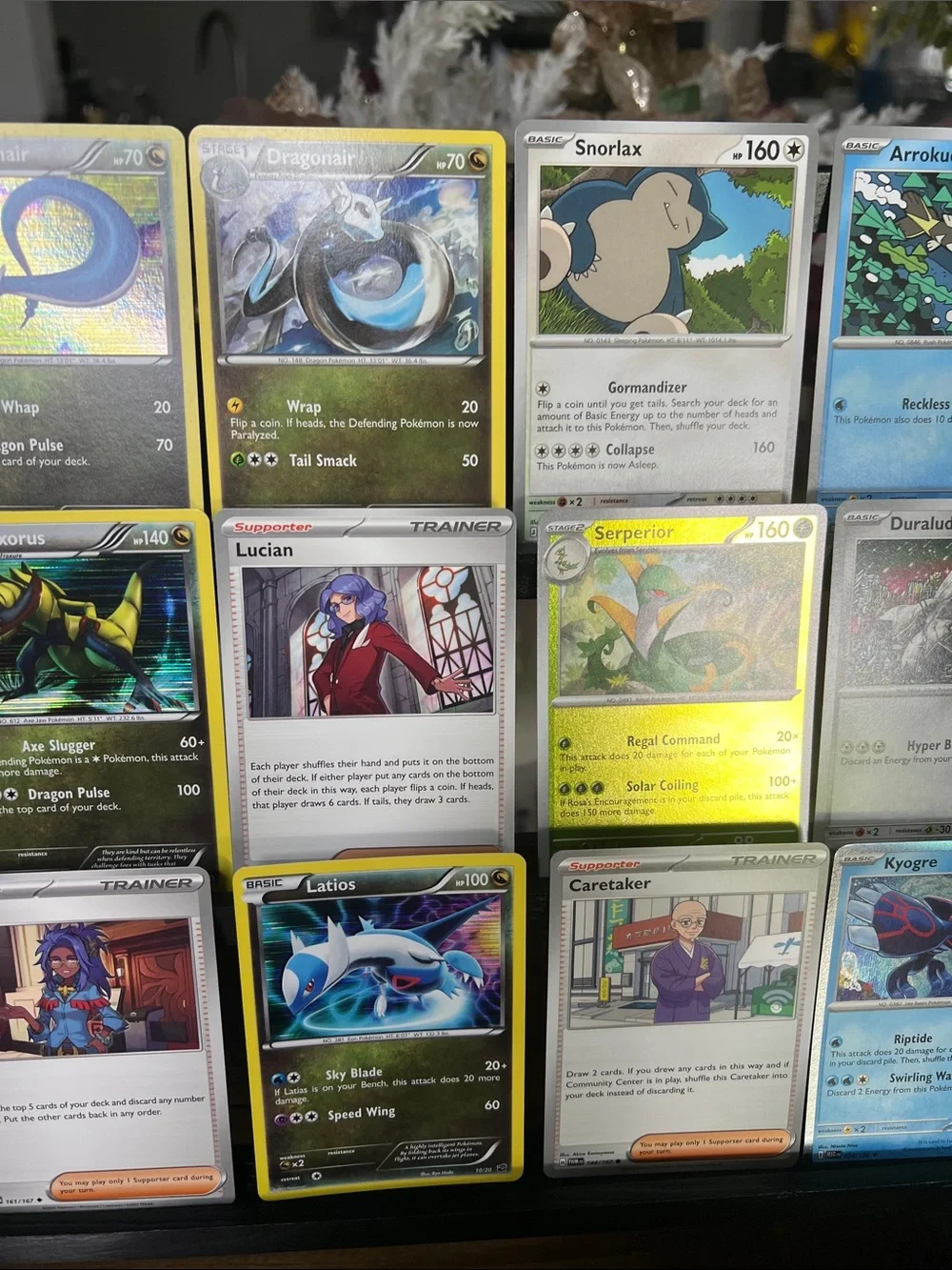 Pokemon TCG 15 card lot/ Latios/Kyogre/Snorlax/Dragonair